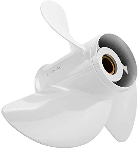 Vif Jason Marine 13 1/4X17-K Aluminum Propeller For Yamaha Outboard Motos 60Hp 70Hp 75Hp 80Hp 85Hp 90Hp 115Hp 130Hp,Oem Parts No.6E5-45945-01-El,15 Tooth, Rh #TOP3