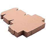 abbluebell Papier Handgemachte Seifenkiste Braunes Papier SüßIgkeiten/ZubehöR Box Kraft Papier DIY Geschenk Verpackung Box (50 StüCk)