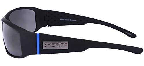 Police/Sheriff TAC Polarized Sport Wrap Thin Blue Line Sunglasses4