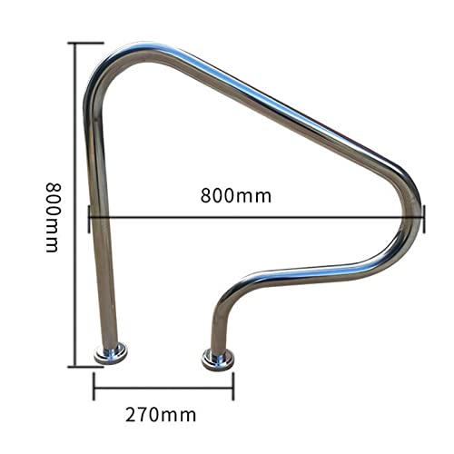 Barra de seguridad para piscina de acero inoxidable miniatura 4