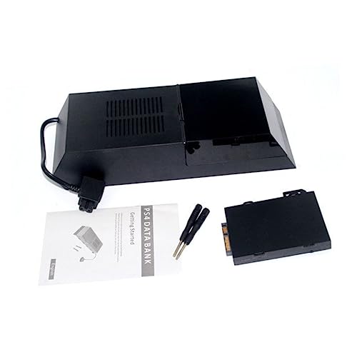 Caja externa para disco duro con tapa abatible negra miniatura 4