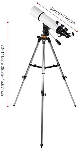 Telescope Astronomical for s 80Mm Aperture 500Mm Focal Length 3X Refractor Magnificatio