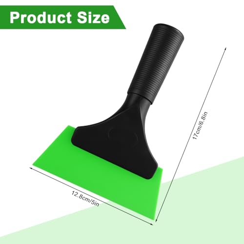 Image of STHIRA Window Tint Scraper, 5-inch Window Film Rubber Squeegees for Paint Protection Film, Decorative Vinyl Wraps, Non-Abrasive Bubble Free Film Applicator