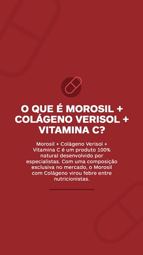 Morosil + Colágeno Verisol + Vitamina C 1000mg 60 Cápsulas