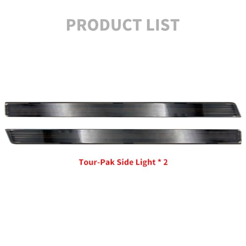 Image of Tour Trunk Side Marker Accent Light LED Running Light Fit for Harley Touring Road King Road Street Electra Glide Tri Glide Ultra Limited 2006-2023 (Smoke)