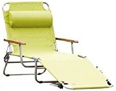 Fiam Amigo Lounger With Armrest pistachio/cover Textilene/frame aluminium