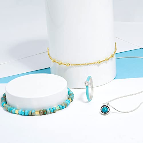 Silpada 'Rhythm And Blues' Sterling Silver Synthetic Compressed Turquoise Pendant Necklace, 16" + 2" #TOP5