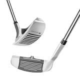 COSTWAY Golf Chipper, 89cm Golfschläger mit Edelstahlkopf & Rutschfester Griff für Rechtshänder, Pitching Wedge 36 Grad für Damen Herren
