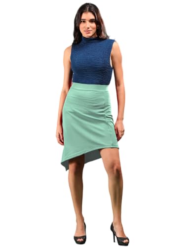 Image of KOTTY Women's Solid and Printed Skirts - A-Line || Pencil || Midi || Maxi || Knee-Length || Flared || Asymmetric Styles for Chic and Comfortable Fashion