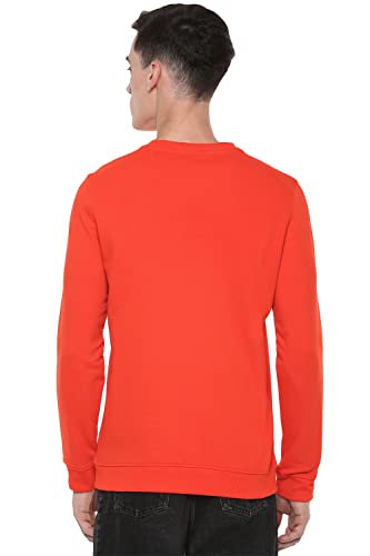 Image of Van Heusen Men's Cotton Blend Round Neck Hoodie