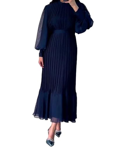 Amazon.com: Sexyshine Women's Mock Neck Long Sleeve Full Pleated