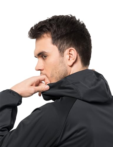 Jack Wolfskin Herren Feldberg Hoody M Jacket, phantom, 3XL EU – Ansicht 4