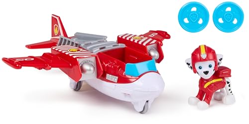 Paw Patrol Air Rescue  Aereo di Soccorso dei Pompieri con Personaggio di Marshall  con Lanciatore e 2 proiettili  Giocattoli per Bambini e Bambine dai 3 Anni in su