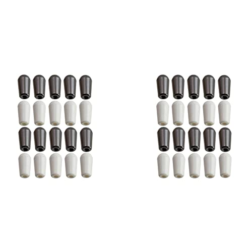 glutton レスポール/エピフォンギターアクセサリー4mm用40ギター3ウェイトグルスイッチキャップチップボタンのパック