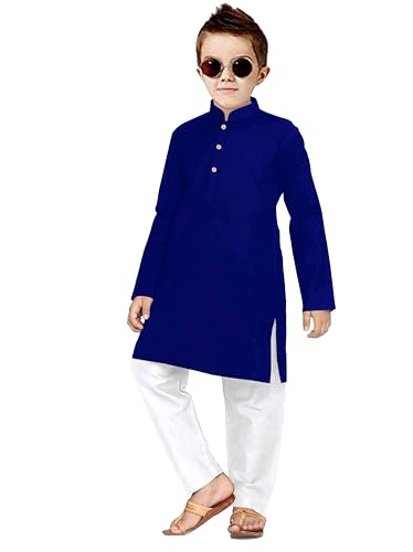 Image of Trustous Ethnic Wear Boys's Cotton Kurta Pyjama Sets