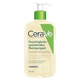 CeraVe Reinigungsöl, Sanft reinigendes Öl mit Squalan, Triglyceride sowie Ceramide bei normaler bis sehr trockener Haut, Auch für Babyhaut und bei Neurodermitis, 236 ml