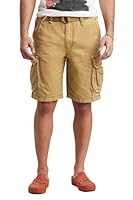 UNIONBAY Men's Survivor Belted Cargo Short, Rye, 30