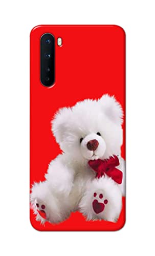 Image of PRINTFIDAA Teddy Bear Love Romantic Valentines Day Dumbo Printed Designer Hard Back Case Cover for OnePlus NORD (2020 Model), OnePlus Z -(SF) MVN1001
