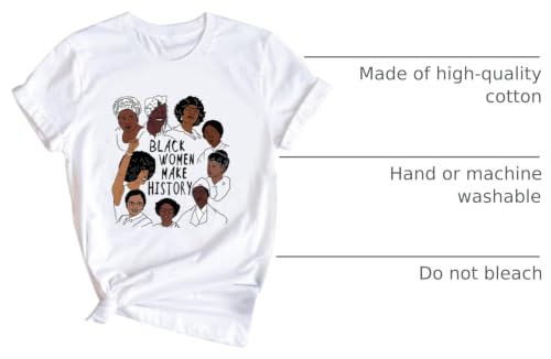 Image of Black History Shirts Black Graphic tees for Men and Women, Magic Fashion Afro American Natural Hair Vintage Melanin T-Shirts