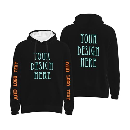 Custom Hoodies Design Your Own Personalized Gifts For Men Funny Hoodies Mens Hoodies Pullover
