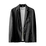 Men's Blazer Jacket Spring Summer Solid Casual Business Thin Men Suit Breathable Suit Coat Male Korean Blazer Back L
