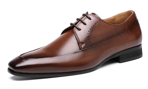 Image of Split Toe Oxford for Men Retro Dress Shoes VintageSlip-on Formal Oxfords Shoes