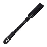 duomianshou Handschlaufe aus PU-Material für spiegellose Digitalkameras, Schwarz, 21.5cm