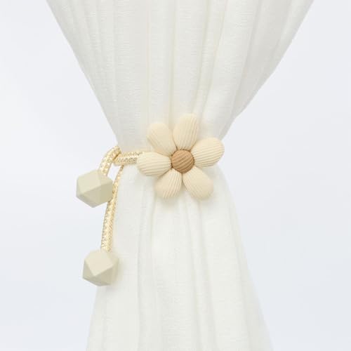 QIANCSJ Lot de 2 embrasses de rideaux magnétiques - Embrasses de rideaux - Embrasses de rideaux pour la maison, le bureau - Embrasses de rideaux décoratives