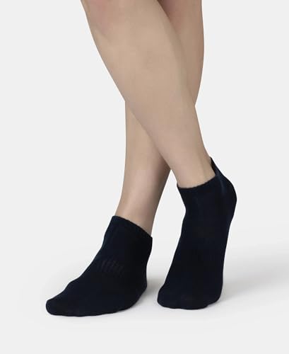 Image of Jockey 7097 Men's Compact Cotton Stretch Low Show Socks With Stay Fresh Treatment (Pack of 3)