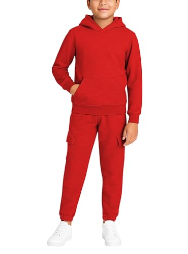 Quad Seven Boys Sweat Suit Set Piece Soft Fleece Pullover