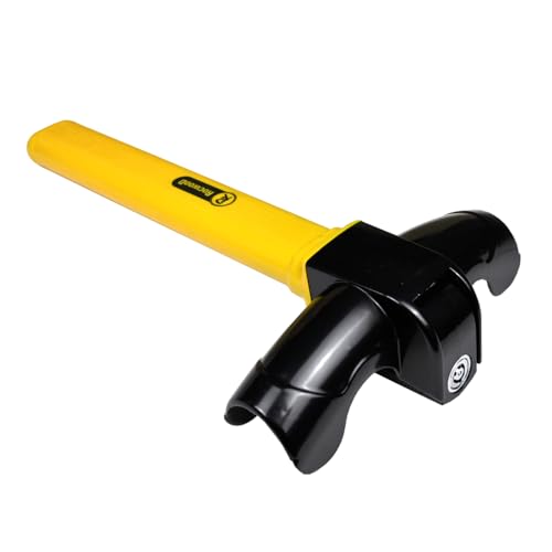 RocwooD Heavy Duty Steering Wheel Lock Anti Theft Rotary Security Safe Automotive Van Car Clamp Motorhome Padlock Trailer Caravan Safety Key Campervan Locker