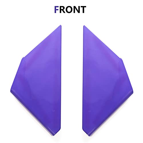 Embellecedor triangular morado de ventana para Ford Bronco 2021-2022 de 4 puertas, 1 par 7