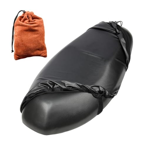 Funda de asiento de motocicleta para pasajero y protector de sillín 3