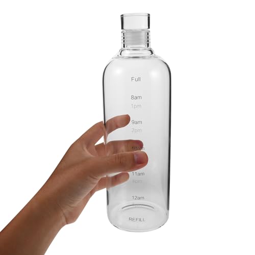 Vaso de vidrio de 1000 ml resistente al calor para evitar la deshidratación 5