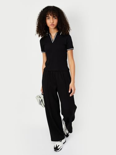 Image of Max Women Solid Sports Polo T-Shirt