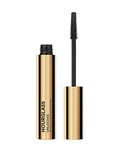 Hourglass Unlocked Instant Extension Mascara, Tubing Mascara Dramatically Lifts, Defines & Lengthens for Fanned-Out Lashes, Natural-Looking Eyelashes for up to 16hrs of Smudge-Proof, Flake-Free Wear