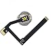Dedyel Home Button Replacement for iPad mini 5 2019 7.9 inch A2133 A2124 A2125 A2126 Incl Flex Cable Connector -White(Gold Ring)