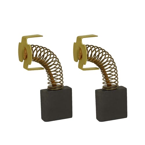 Image of 614367-00 Carbon Brushes Compatible with DeWALT & Ridgid Miter Saws D24000, DW713, DW715, DW716 Miter Saw Replace 0502025007, 5140024-30
