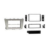 Metra Electronics 99-7511S Single DIN or Double DIN Radio Installation Dash Kit Fits 2009-2013 Mazda 6 (Silver)