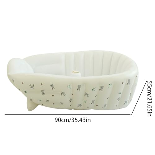 Baignoire pour bébé gonflable de voyage pour laver bébé facilement sans baignoire fixe