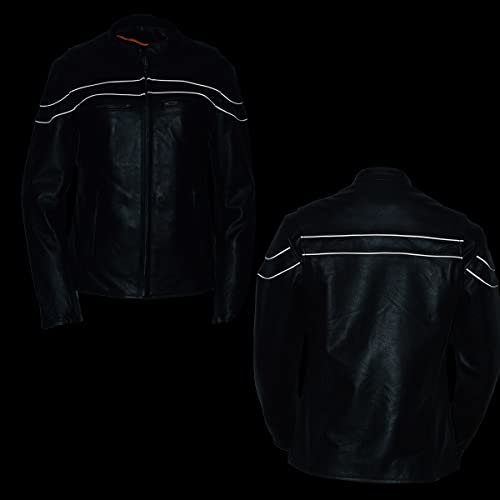Image of Milwaukee Leather Women's 'Sporty and Elegant' Scooter Style Motorcycle Leather Rider Jacket