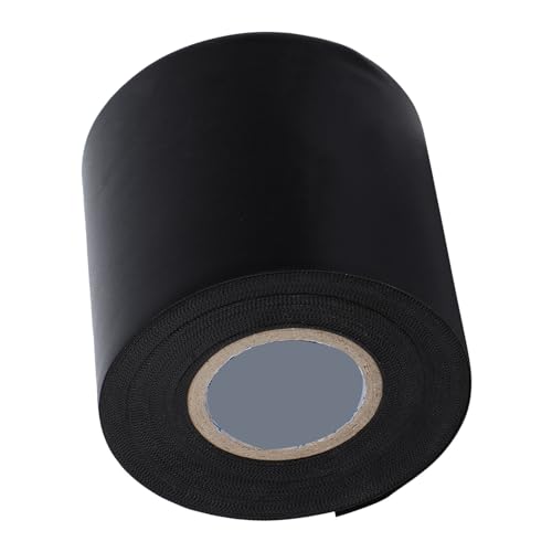 Hztyyier 1 Rolle Rohrband Hochwertiges PVC Klebeband für die Isolierung von Klimaanlagen, Schwarz, 60 Mm X 11,5 M