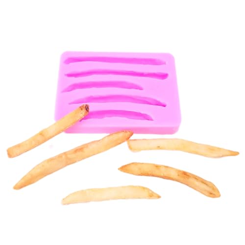 Image of Traditional French fries American classic | Soap | Candle | realistic wax melts mold | Soap | Candle | Mold for Wax | Mold for Resin NC007