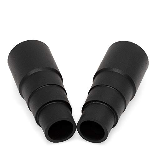 2 Universal Staubsauger Adapter zur Reduzierung Reduzierstück für alle gängigen Werkstattsauger und Werkzeuge z. B. Stichsäge, Exzenter