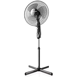 Ventilador Industrial Taurus Taurus 944635000 Ventilador Columna Boreal 16CR, Negro