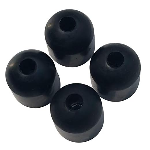 (4 Pack) Rubber Screw On Bumpers - Shed Doors, Sliding Door & Cabinets