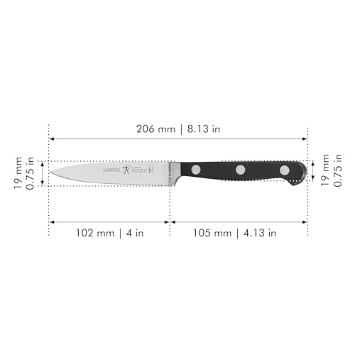 HENCKELS Classic Razor-Sharp 4-inch Paring Knife, German Engineered Informed by 100+ Years of Mastery, Stainless Steel by HENCKELS - Image 3