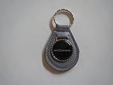 1959-1987 CHEVY EL CAMINO SCRIPT LOGO EMBLEM LEATHER KEYCHAIN - GRAY