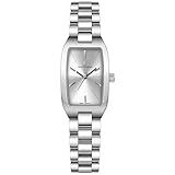 SAPPHERO Orologi da donna di lusso, orologio da polso da donna, piccolo, in acciaio inox, analogico, impermeabile 3 ATM, orologio da polso da donna