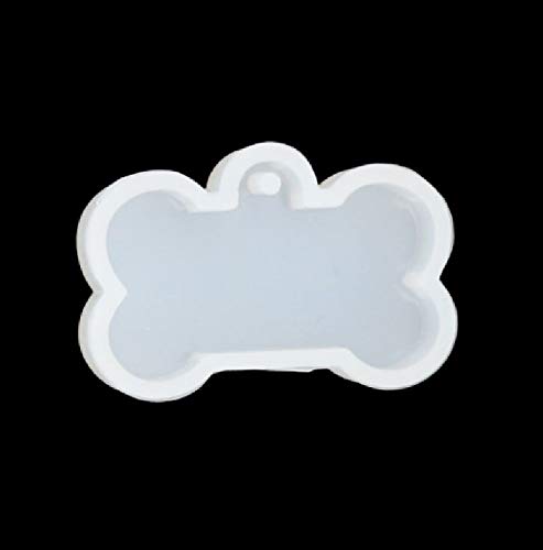 R H LIFESTYLE Creative DIY Multipurpose Transparent Silicone Coaster Mold (Dog Bone Mold, 50 X 30 MM)
